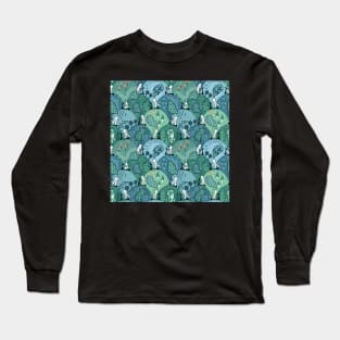 Cats riding kick scooters Long Sleeve T-Shirt